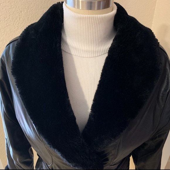 Wilsons Leather Moto Jacket with Lining - Picture 2 of 5